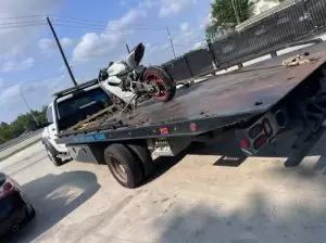 Motorcycle towing services